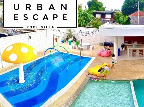Urban Escape Pool Villa in Ban Laem Thaen
