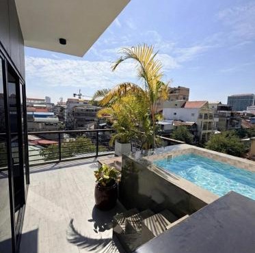 Luxury Riverside Duplex with Private Pool in Phnom Penh