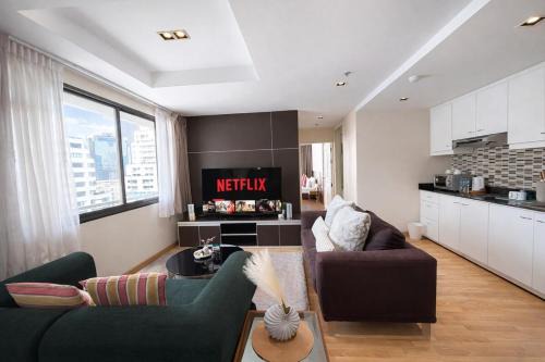 Newly renovated 4-6 pax apartment near Nana BTS in Bangkok